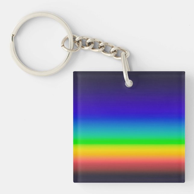 True solar spectrum keychain (Front)