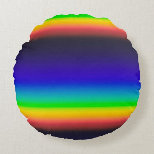True solar spectrum round pillow (Front)