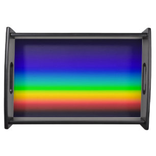 True solar spectrum serving tray