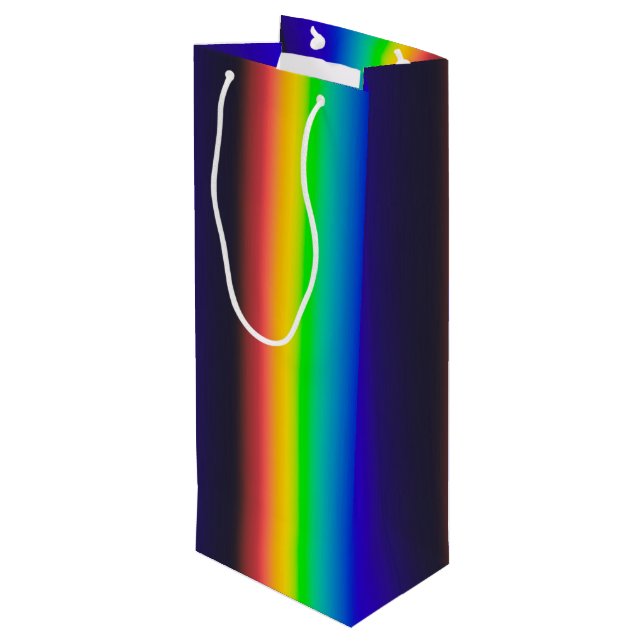 True solar spectrum wine gift bag (Back Angled)