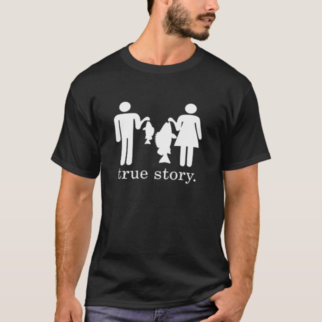 True story fishing husband and wife Long Sleeve T  T-Shirt (Front)