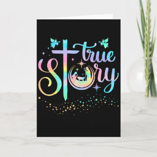 True Story Nativity Christmas Baby Jesus Religious Card