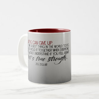 True Strength Two-Tone Coffee Mug