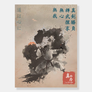 True Strength Zen Karate Martial Arts Wall Art Foam Board