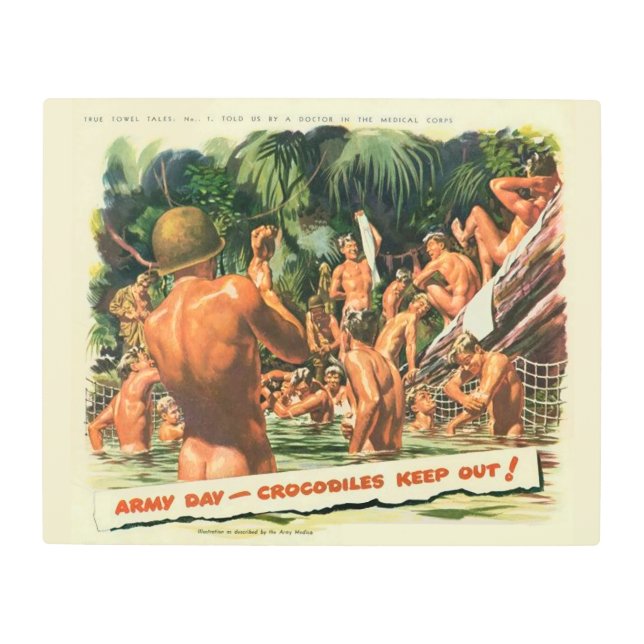 True Towel Tales No. 1 of 6 Metal Print (Front)