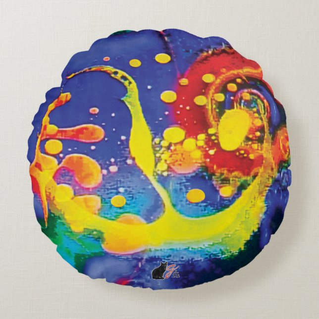 True Transcendental Round Pillow (Front)