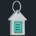 True Turquoise Blue Green Southwestern Solid Color Pet ID Tag<br><div class="desc">House Shaped Pet ID Identification Tag with customizable template Your Text Here typography printed with True Turquoise Blue Green Southwestern Solid Color background illustration and select products collection by TheFabricSeal print on demand shop at Zazzle.com #ZazzleMade https://www.zazzle.com/store/thefabricseal These custom House shaped pet tags are the perfect accessory for your furry...</div>