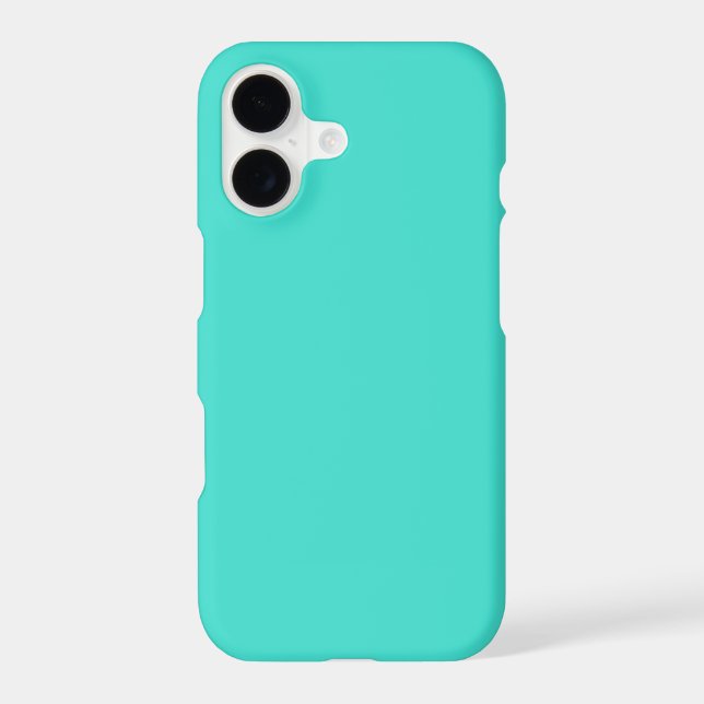 True Turquoise iPhone Case (Back)