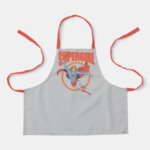 True Vintage Supergirl Flying Graphic Apron