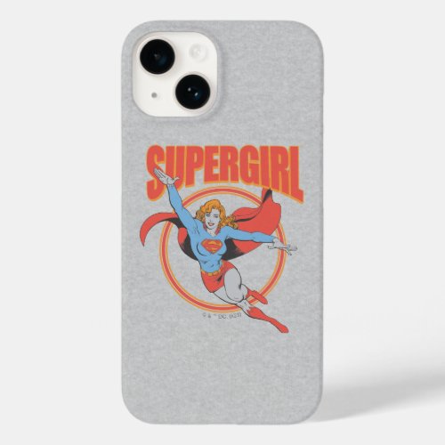 True Vintage Supergirl Flying Graphic Case_Mate iPhone 14 Case