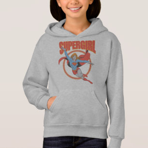 True Vintage Supergirl Flying Graphic Hoodie