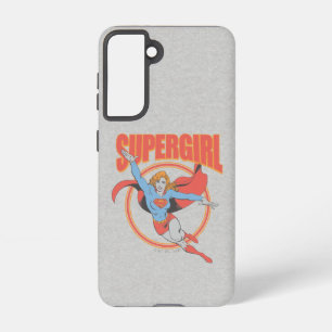 True Vintage Supergirl Flying Graphic Samsung Galaxy S21 Case