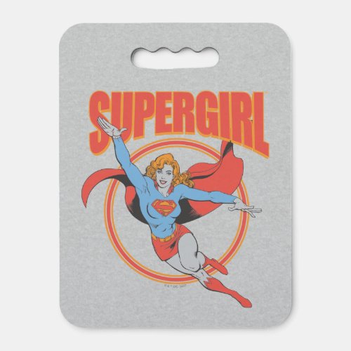 True Vintage Supergirl Flying Graphic Seat Cushion