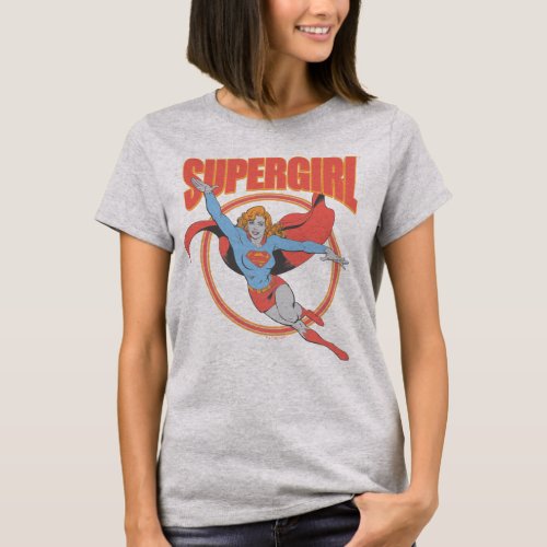 True Vintage Supergirl Flying Graphic T_Shirt