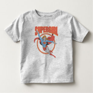 True Vintage Supergirl Flying Graphic Toddler T-shirt