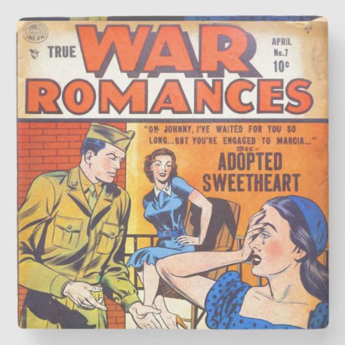 True War Romances 7 Stone Coaster