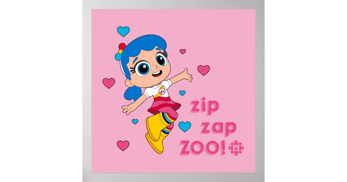 True Zip Zap Zoo Poster Zazzle
