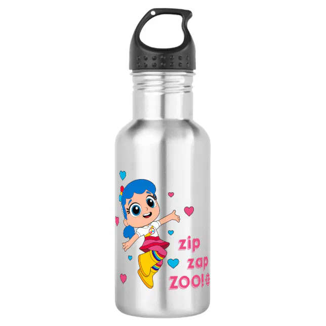 True Zip Zap Zoo Stainless Steel Water Bottle Zazzle