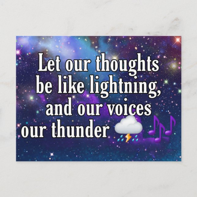 Truer Words Postcard (Front)