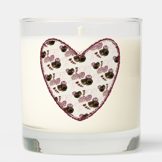 Truffle Heart Scented Candle (Front)