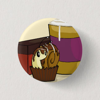 Truffle Snail Pinback Button