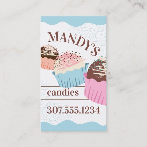 Truffles chocolate candy confections confectionary business card
