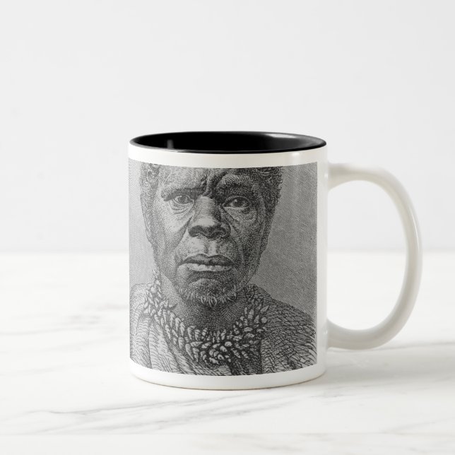 Truganina, the last Tasmanian woman Two-Tone Coffee Mug (Right)