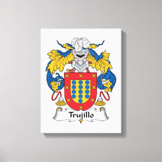 Trujillo Family Crest Canvas Print