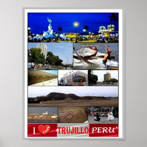 Trujillo I Love _ Peru _ Poster