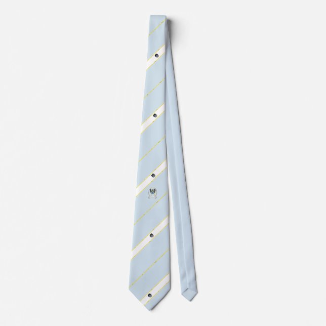 Trujillo stripes flag neck tie (Front)