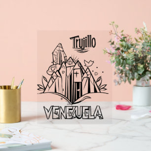 Trujillo Venezuela artistic design Virgin peace Acrylic Sign
