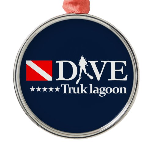 Truk Lagoon DV4 Metal Ornament