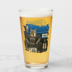 Truk Nutz - funny squirrel truck nuts Glass