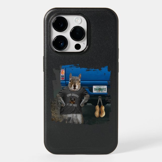 Truk Nutz - funny squirrel truck nuts Otterbox iPhone Case (Back)