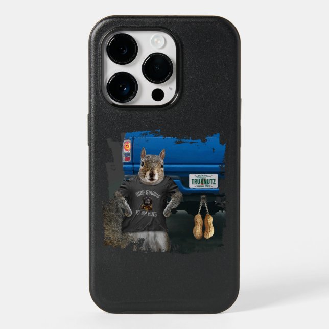 Truk Nutz - funny squirrel truck nuts Otterbox iPhone Case (Back)