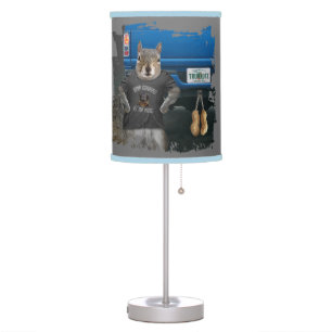 Truk Nutz - funny squirrel truck nuts Table Lamp