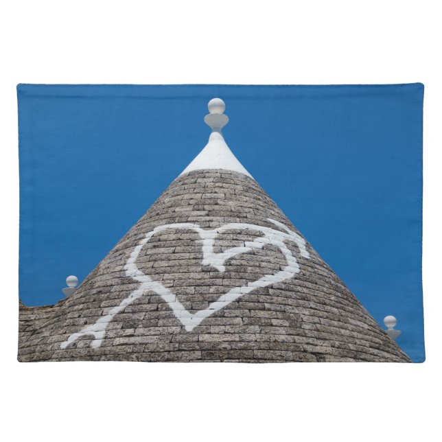 Trulli house roof placemat (Front)