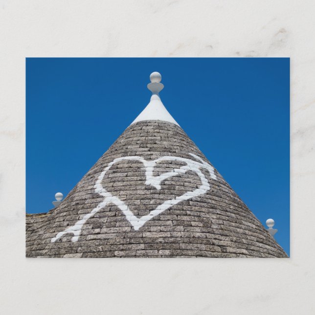 Trulli house roof postcard (Front)