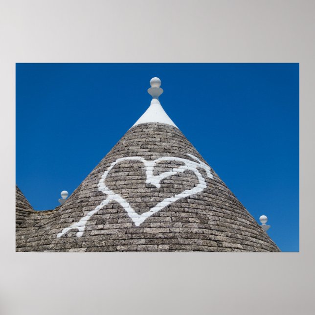 Trulli house roof poster print (Front)