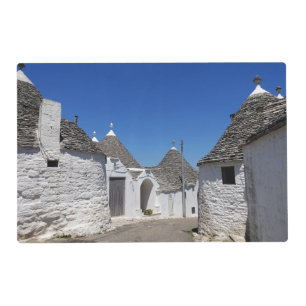 Trulli houses in Alberobello, Puglia placemat