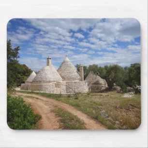 Trulli houses in Puglia/Apulia Mouse Pad