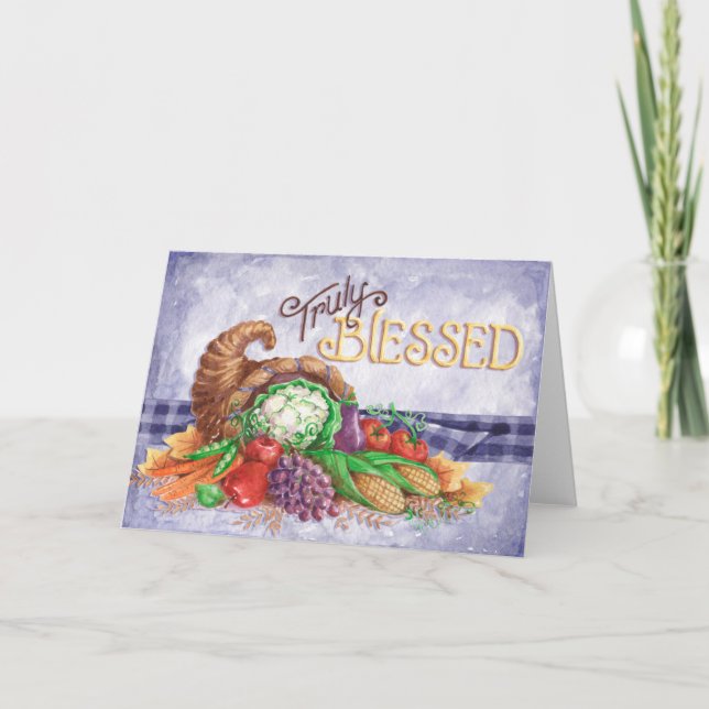 Truly Blessed - Greeting Card (Front)