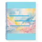 Truly Elegant Soothing Colors Spiral Notebook