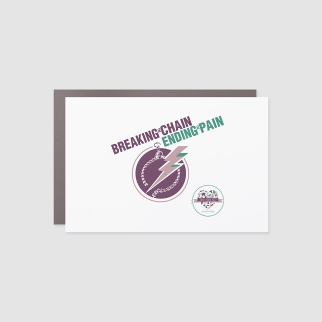 Truly Force Free Breaking The Chain Bumper Sticker Car Magnet (Front)
