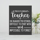 Truly Great Teacher (Standing Front)