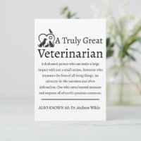 Truly Great Veterinarian Veterinary 