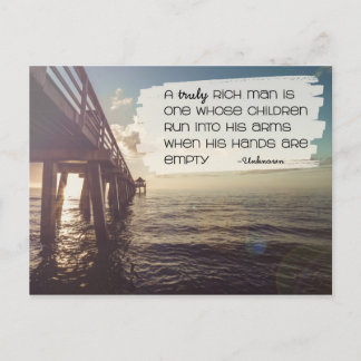 Truly Rich Man Postcard