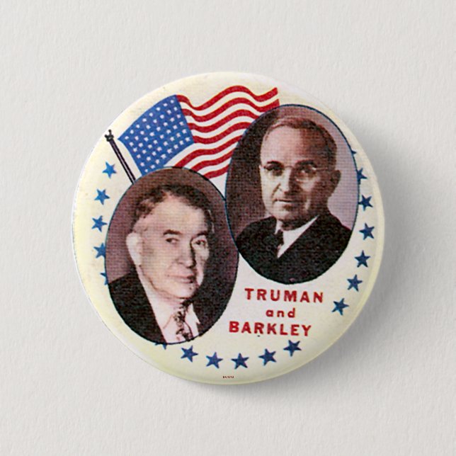 Truman-Barkley jugate - Button (Front)