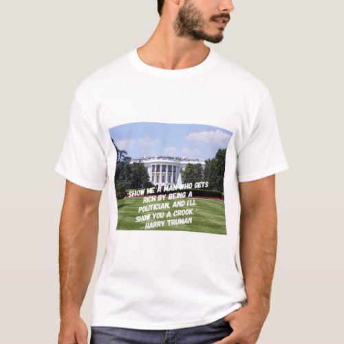 Truman Quote T_shirt white