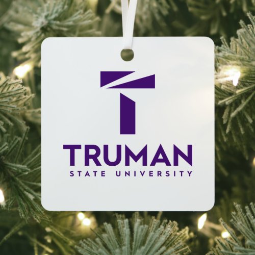 Truman State University Wordmark Metal Ornament